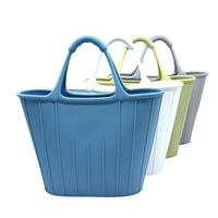 Creative Multifunctional Silicone Shopping Bag Outdoor Home Storage 25*37.5*32cm main image 6