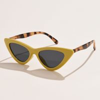 New Retro Triangle Cat Eye Sunglasses Female sku image 11