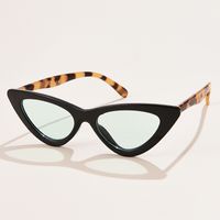 New Retro Triangle Cat Eye Sunglasses Female sku image 13