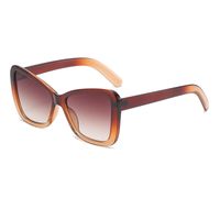 New Fashion Butterfly Large Frame Gradient Color Sunglasses sku image 1