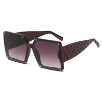 Fashion Large Frame Square Sunglasses Female sku image 2