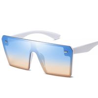 Retro Oversized Square Rice Nail Sunglasses sku image 3