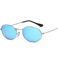 Mode Neue Bunte Retro-sonnenbrille Mit Ovalem Rahmen Für Frauen sku image 6