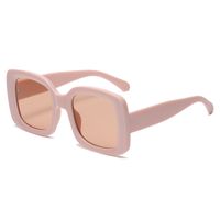New Fashion Large-frame Square Jelly-colored Sunglasses sku image 3