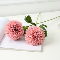 Simulation Single Big Ball Dahlia Chrysanthemum Decoration Flowers sku image 2