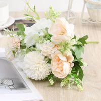 Peony Simulation Flowers Fake Bouquet Home Decorative Floral Ornaments sku image 1