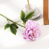 Fleur De Simulation En Gros Rose Unique Décoration De Mariage Tissu De Soie Fausse Fleur sku image 8