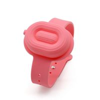 Simple Sanitizer Case Silicone Bracelet Travel Portable Wristband sku image 5