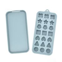 New Silicone Ice Tray Mold Ice Box Home-made Ice Cube Quick-frozen Artifact sku image 6