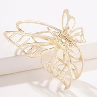 Metal Butterfly Grab Clip Hairpin Female Hair Accessory sku image 1
