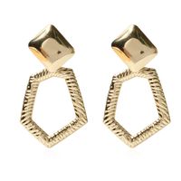 Ins Style Retro Luxurious Geometric Alloy Plating No Inlaid Women's Earrings sku image 1
