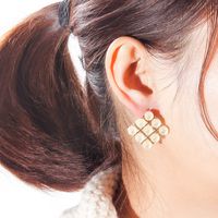 New South Korea Dongdaemun Personality Simple Temperament Atmosphere Well-shaped Round Bead Earrings Women's Ruili Korean Style Earrings main image 1