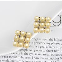 New South Korea Dongdaemun Personality Simple Temperament Atmosphere Well-shaped Round Bead Earrings Women's Ruili Korean Style Earrings main image 5