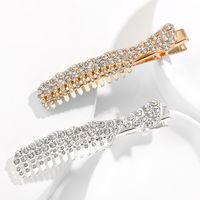 2-piece Korean Full Diamond Creative Comb Simple Retro Alloy Hairpin Set sku image 1