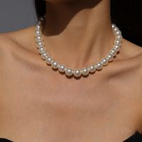 Retro Pearl Geometric Multi-layer Choker main image 5