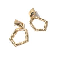 Ins Style Retro Luxurious Geometric Alloy Plating No Inlaid Women's Earrings main image 5