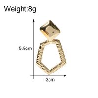 Ins Style Retro Luxurious Geometric Alloy Plating No Inlaid Women's Earrings main image 6