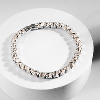 Men&#39;s Fashion Jewelry Claw Chain Chain Crystal Bracelet main image 1
