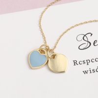 Light Luxury Simple Heart Lock S925 Silver Necklace main image 3