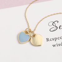 Light Luxury Simple Heart Lock S925 Silver Necklace main image 4