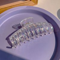 South Korea&#39;s Dongdaemun Mermaid Laser Symphony Transparent Large Hair Grab Shark Clip sku image 4