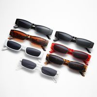 New Retro Small Frame Square Geometric Sunglasses Female Wholesale main image 4