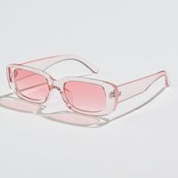 New Retro Small Frame Rectangular Geometric Sunglasses Wholesale main image 4