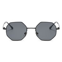 New Retro Small Frame Metal Sunglasses Octagonal Glasses main image 3