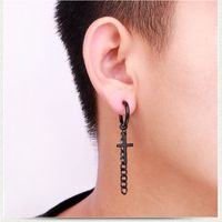 Simple Style Geometric Plating Stainless Steel No Inlaid Earrings main image 4
