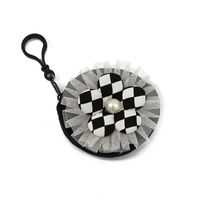 Fashion Creative Checkerboard Lace Coin Purse 8*8cm main image 6