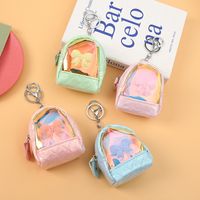 Fashion Laser Bow Coin Purse Transparent Coin Purse 7*9cm main image 2