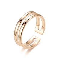Wholesale Titanium Steel Ring Simple Couple Ring Jewelry main image 4