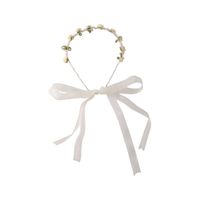 Fashion Pearl Flower Streamer Braided Hair Ribbon Hair Accessories main image 6