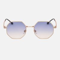 New Retro Small Frame Metal Sunglasses Octagonal Glasses sku image 4