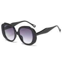 New Round Large Frame Candy-colored Geometric Sunglasses Wholesale sku image 1