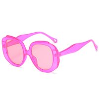 New Round Large Frame Candy-colored Geometric Sunglasses Wholesale sku image 2