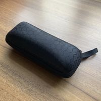 Square Black Glasses Case Eva High-end Zipper Sunglasses Glasses Case Factory Wholesale sku image 1