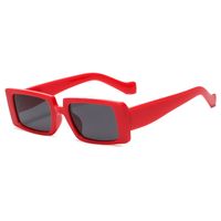 Retro Square Transparent Color Geometric Sunglasses Wholesale sku image 4