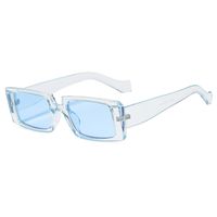 Retro Square Transparent Color Geometric Sunglasses Wholesale sku image 8