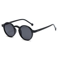 New Round Retro Small Frame Rice Nail Glasses Punk Sunglasses Wholesale sku image 1