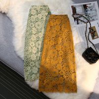 Ladies Summer New Chain Link High Waist Lace Skirt main image 1