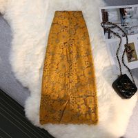 Ladies Summer New Chain Link High Waist Lace Skirt main image 4