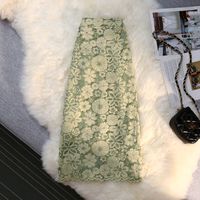 Ladies Summer New Chain Link High Waist Lace Skirt main image 5