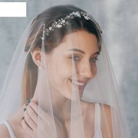 Simple Bride Veil Wedding Long Veil Photo Props main image 6