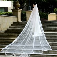 Fashion Wedding Veil High-grade Lace Mopping Soft Yarn Long Veil main image 5