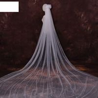 Fashion Trailing Bride Veil With Hair Comb Wedding Veil main image 5