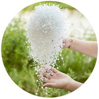 Braut Handgefertigte Perle Gypsophila Bouquet Braut Hochzeit Zubehör main image 6