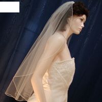 Fashion Bridal Overlock Veil Simple Wedding Veil main image 3