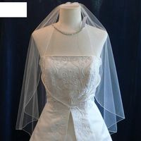 Fashion Bridal Overlock Veil Simple Wedding Veil main image 4