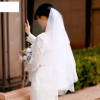 Fashion Bridal Overlock Veil Simple Wedding Veil main image 5